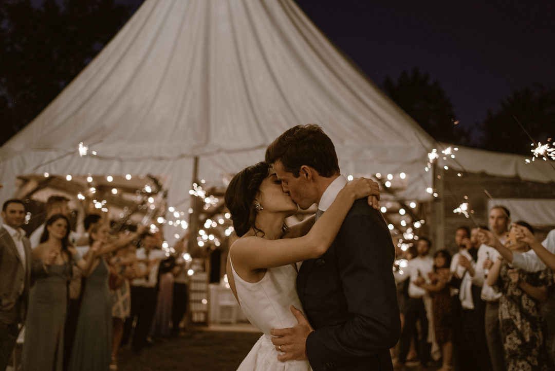 Sparklers Exit Sparkler Send Off Chickamauga Wedding Taylor English Photography