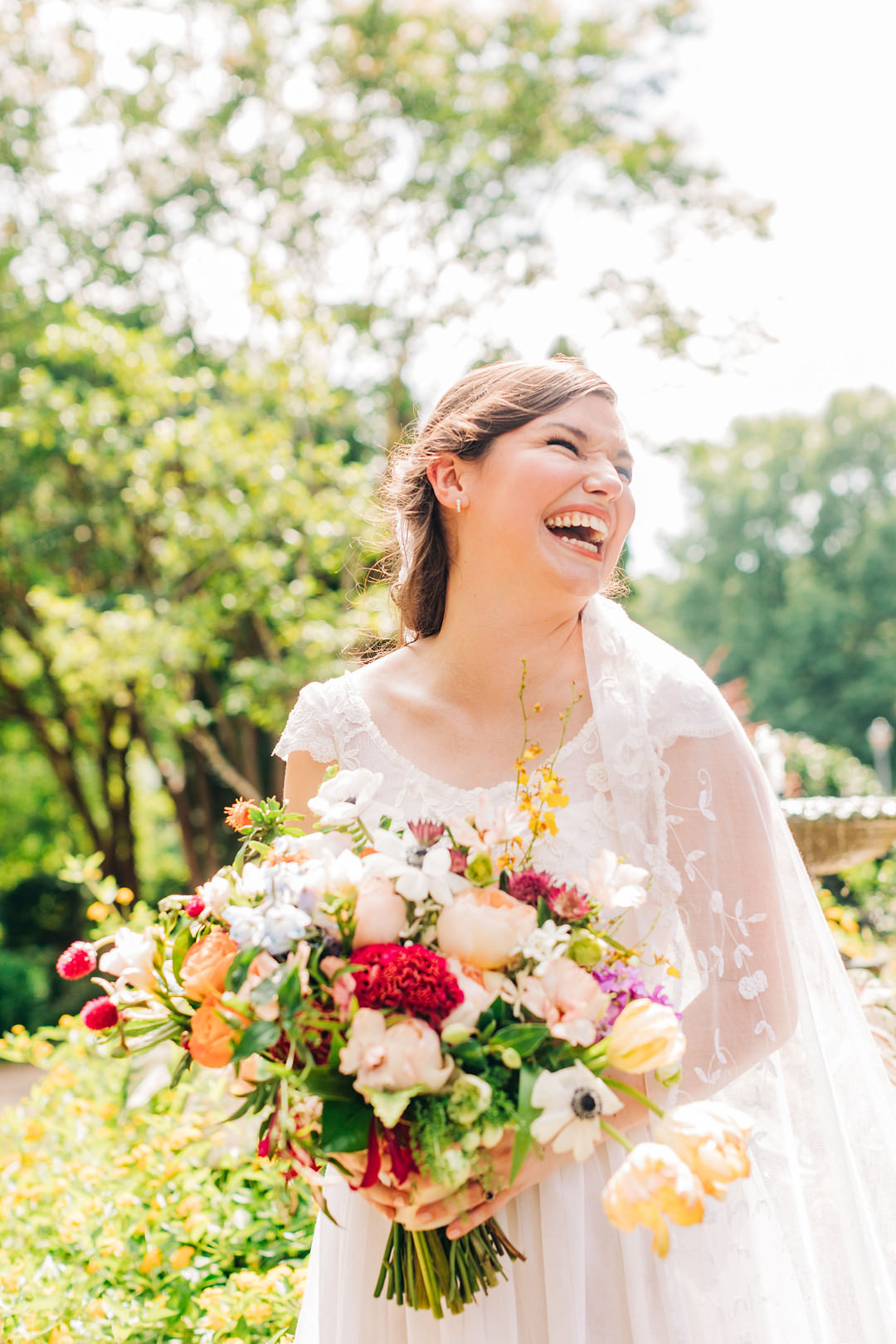 Bouquet Flowers Bride Bridal Colourful Museum Wedding Taylor Square Photography