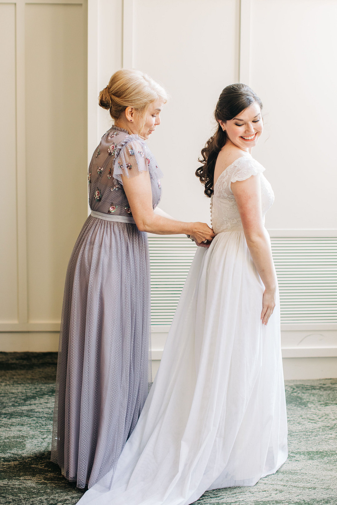 Colourful Museum Wedding Taylor Square Photography Dress Gown Bride Bridal Silk Bow