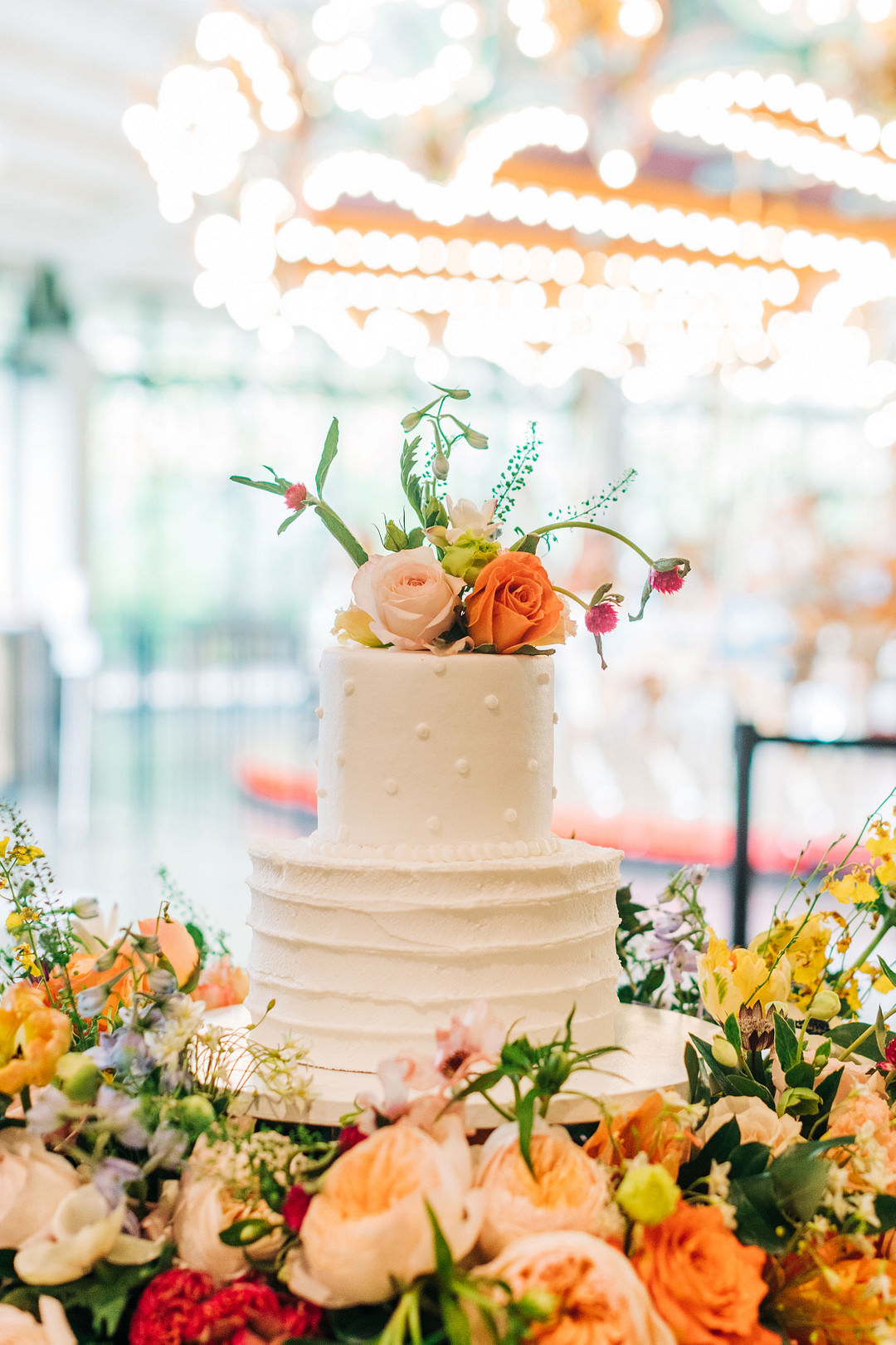 Colourful Museum Wedding Taylor Square Photography Buttercream Cake Flowers