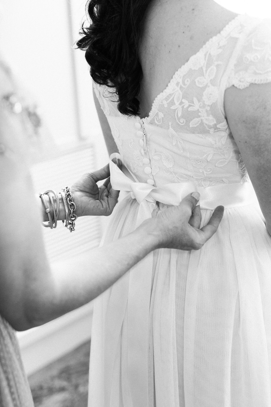 Dress Gown Bride Bridal Silk Bow Colourful Museum Wedding Taylor Square Photography