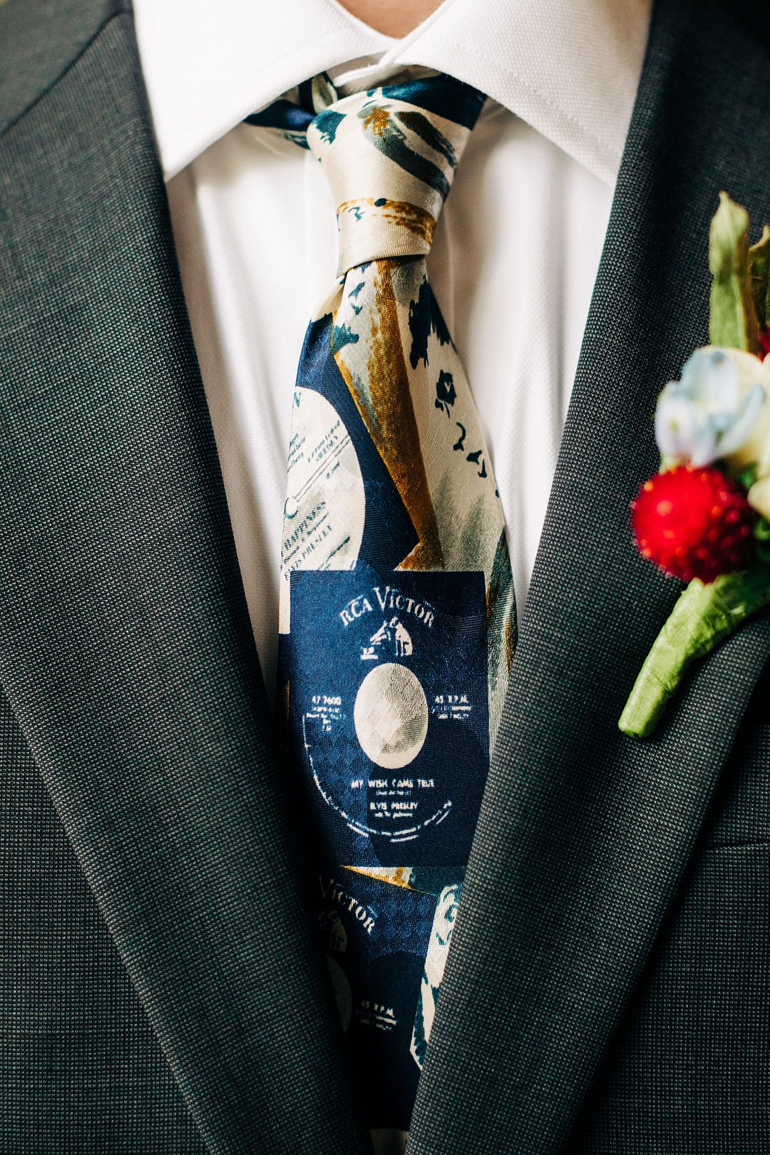 Colourful Museum Wedding Taylor Square Photography Groom Tie