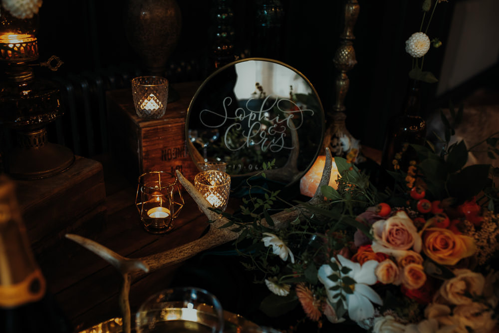 Dark Wedding Ideas Esther Louise Triffitt Photography