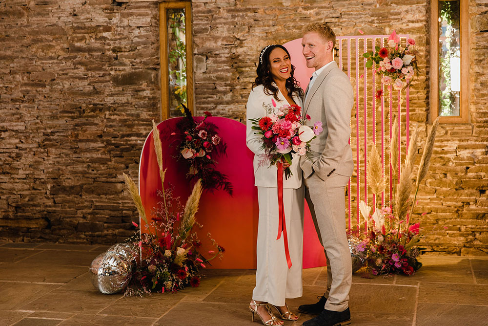 Disco Ball Wedding Michelle Huggleston