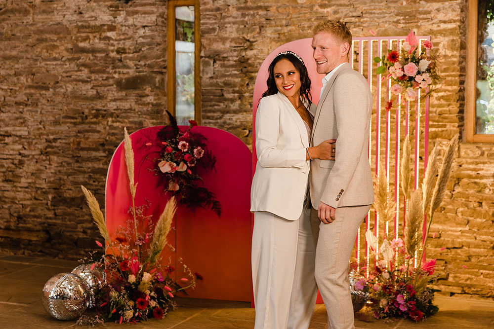 Disco Ball Wedding Michelle Huggleston