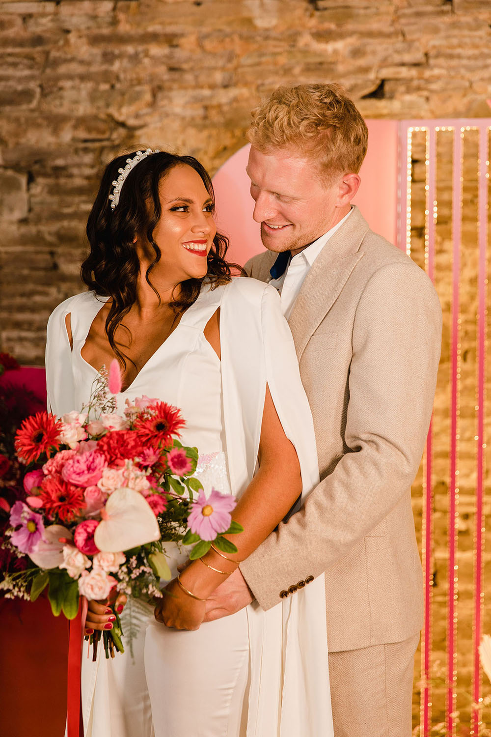 Disco Ball Wedding Michelle Huggleston
