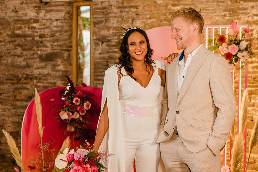 Disco Ball Wedding Michelle Huggleston