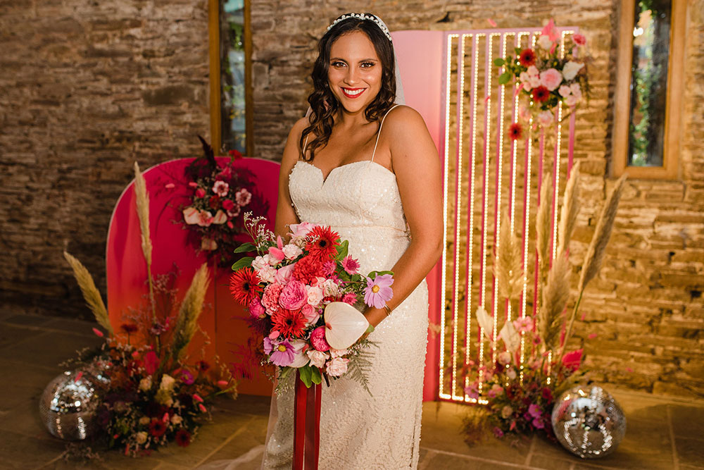 Disco Ball Wedding Michelle Huggleston