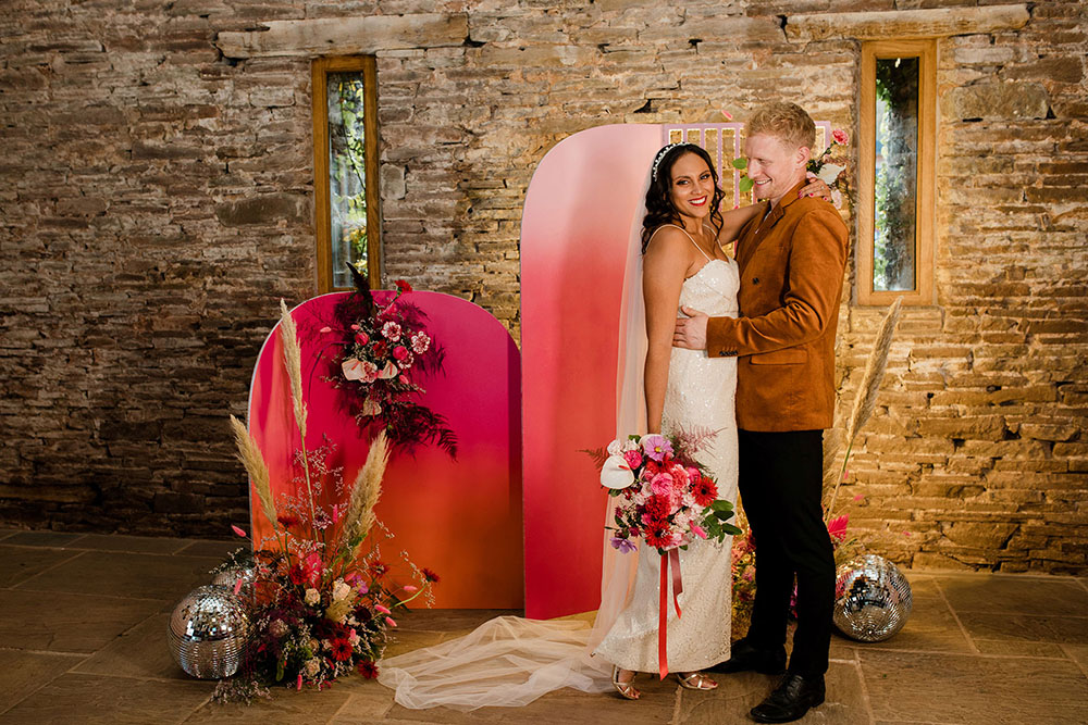 Disco Ball Wedding Michelle Huggleston