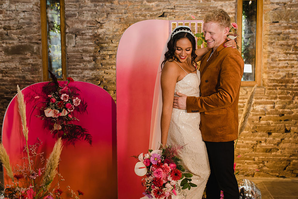 Disco Ball Wedding Michelle Huggleston
