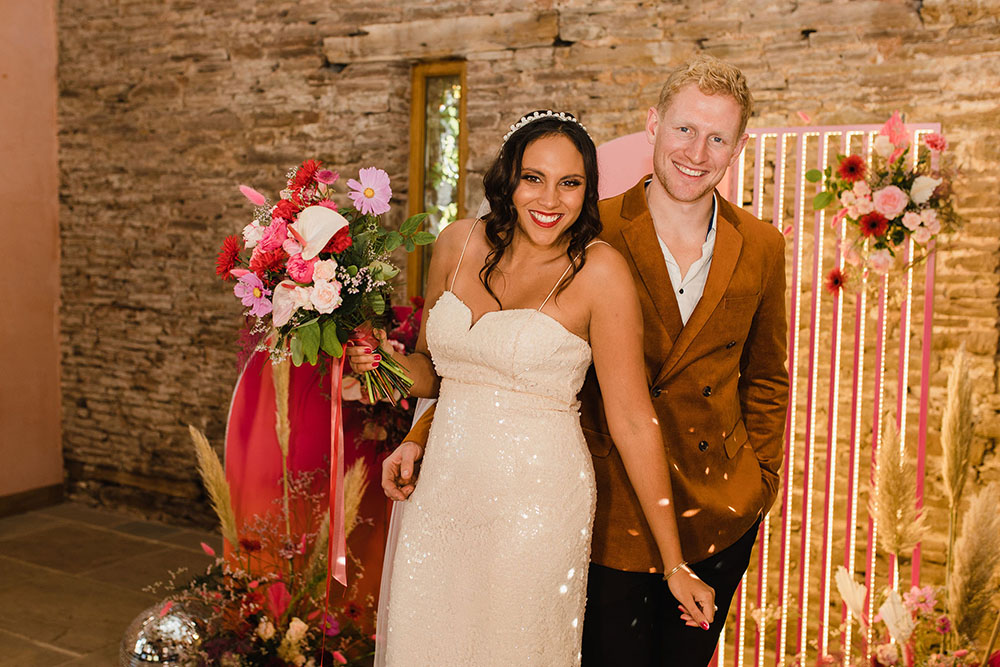 Disco Ball Wedding Michelle Huggleston