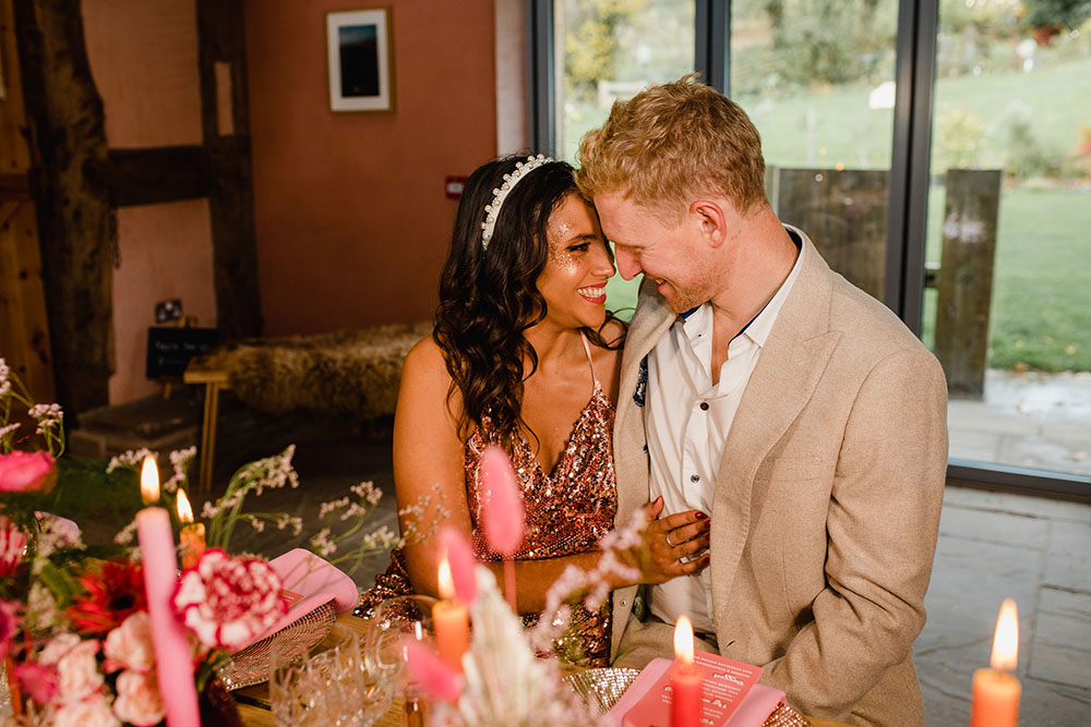 Disco Ball Wedding Michelle Huggleston