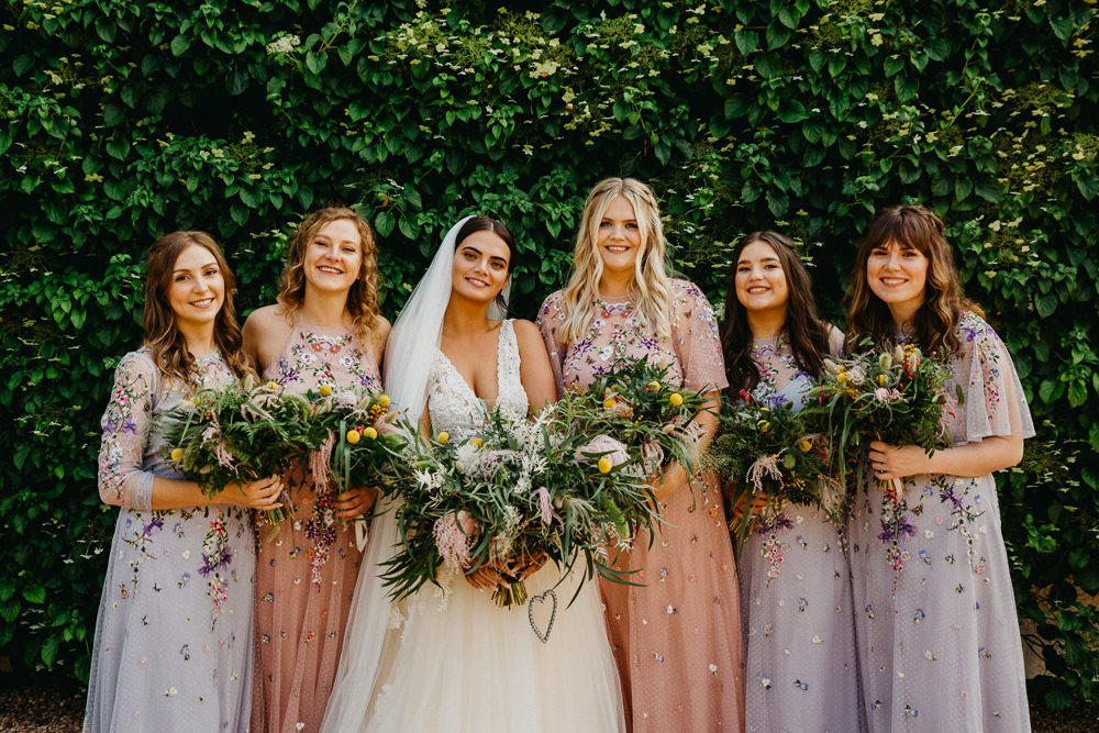 Floral Bridesmaids Dress Dresses Bridesmaid Elsick House Wedding Firefly and Embers Photography