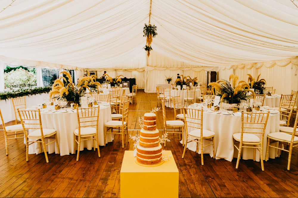 Marquee Reception Decor Elsick House Wedding Firefly and Embers Photography