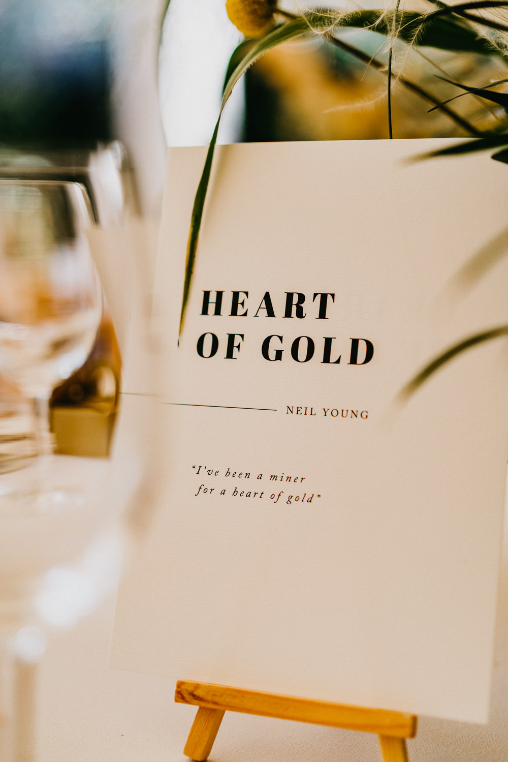 Table Name Music Elsick House Wedding Firefly and Embers Photography
