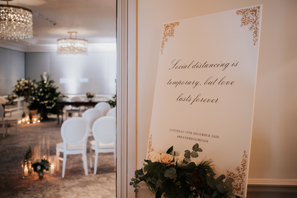 Sign Signs Signage Four Seasons Hampshire Wedding Kate Gray Photography