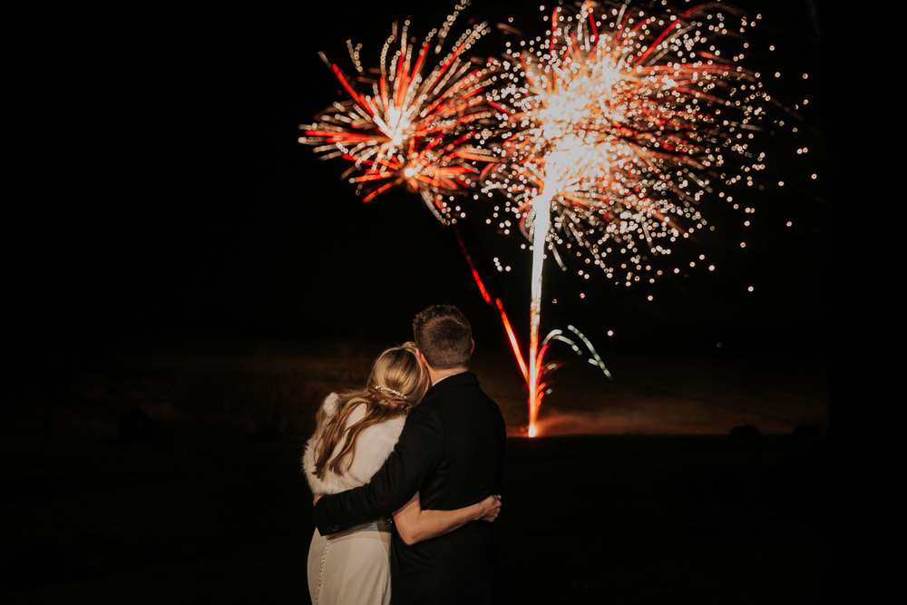Fireworks Four Seasons Hampshire Wedding Kate Gray Photography