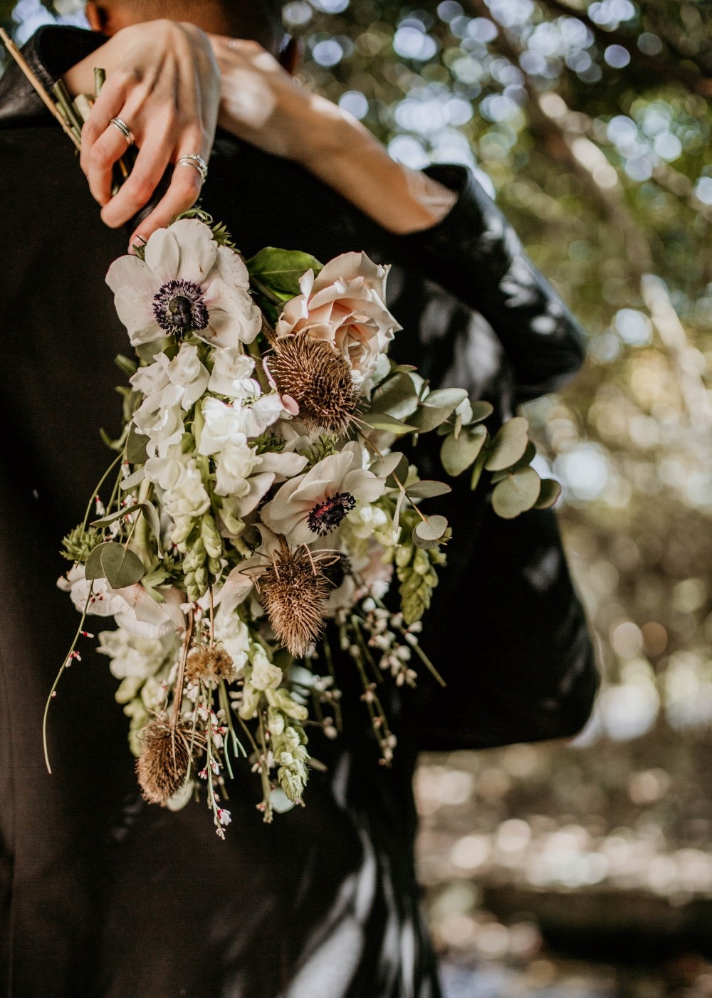 Bouquet Flowers Bride Bridal Greenery Interstellar Wedding Ideas Doriane Descamps Photography
