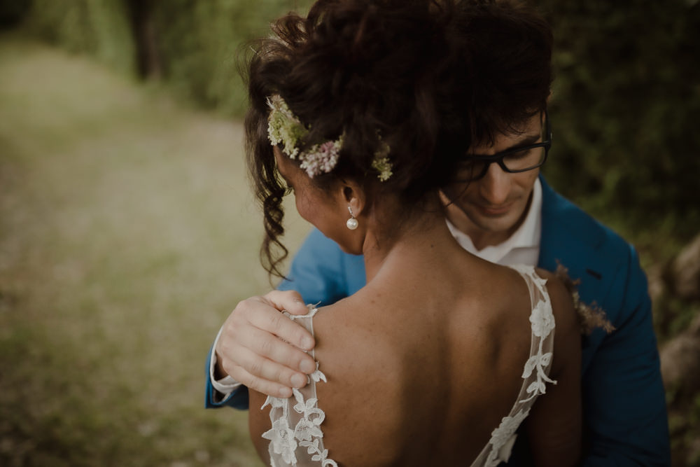 Bride Bridal Hair Style Up Do Italian Villa Wedding Andrea Federica