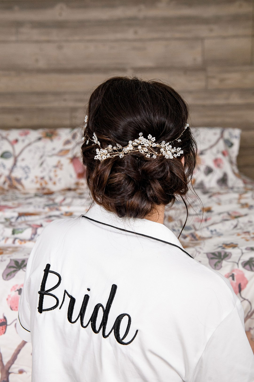 Bride Bridal Hair Style Up Do John James Audubon Center Wedding Kerry McIntyre Photography