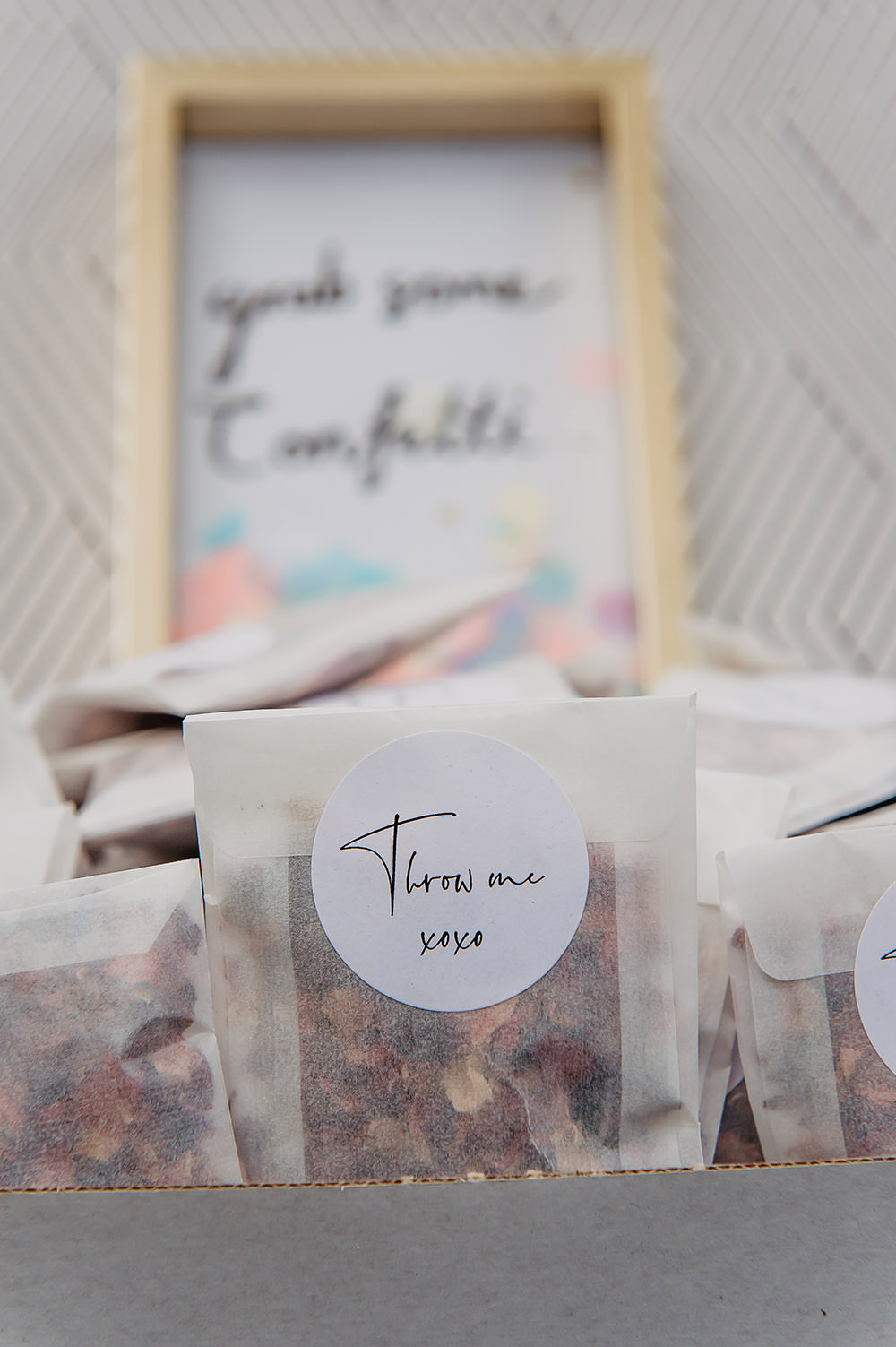 Confetti Envelopes Kilmore Country House Wedding Crazy Happy Love