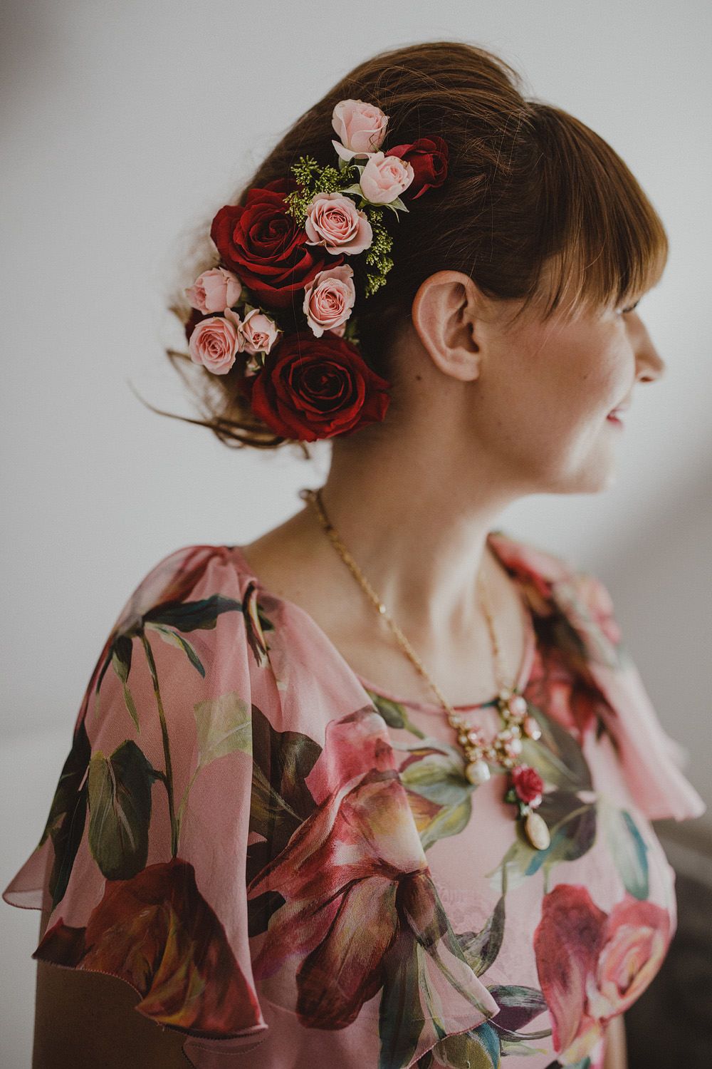 Mowbray Wedding Photography34 Bride Bridal Hair Style Up Do Flowers