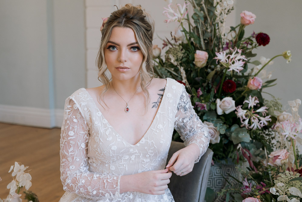 Purple Winter Wedding Steph Kiely Photography
