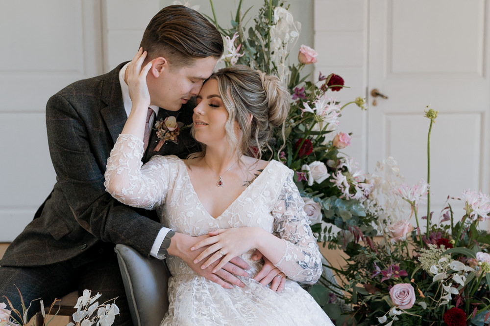 Purple Winter Wedding Steph Kiely Photography