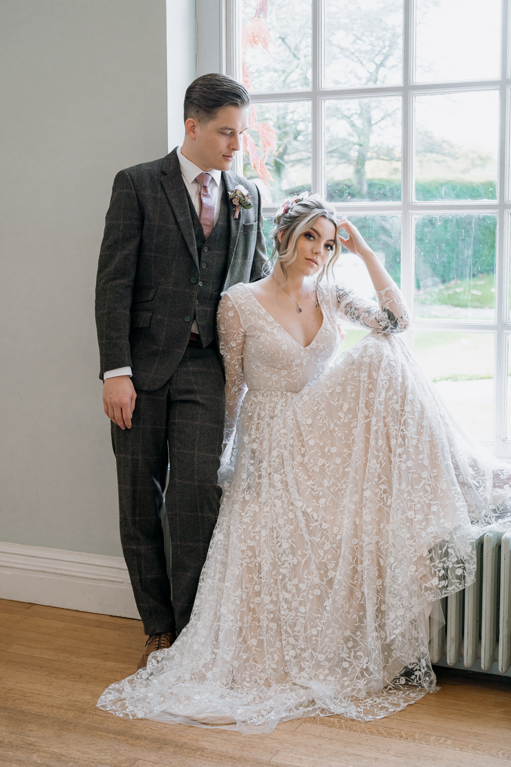 Purple Winter Wedding Steph Kiely Photography