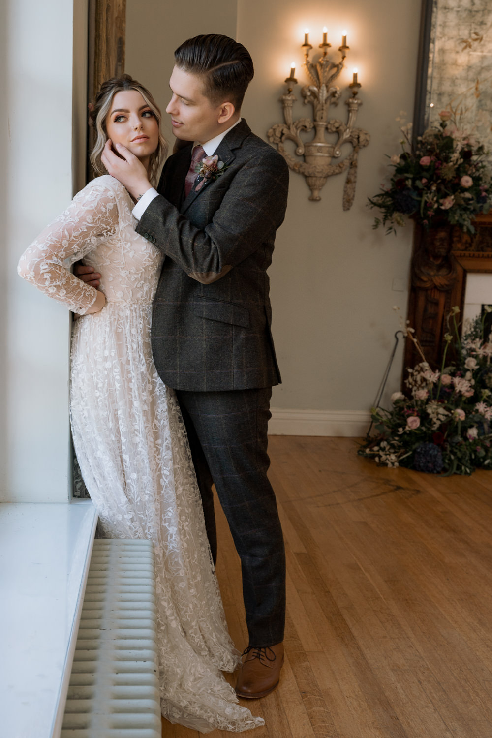 Purple Winter Wedding Steph Kiely Photography