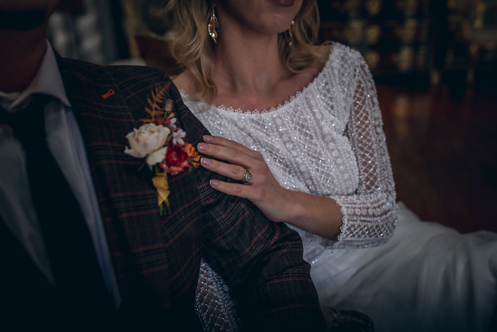 Groom Buttonhole Flowers Somerley House Wedding Andrea Verenini