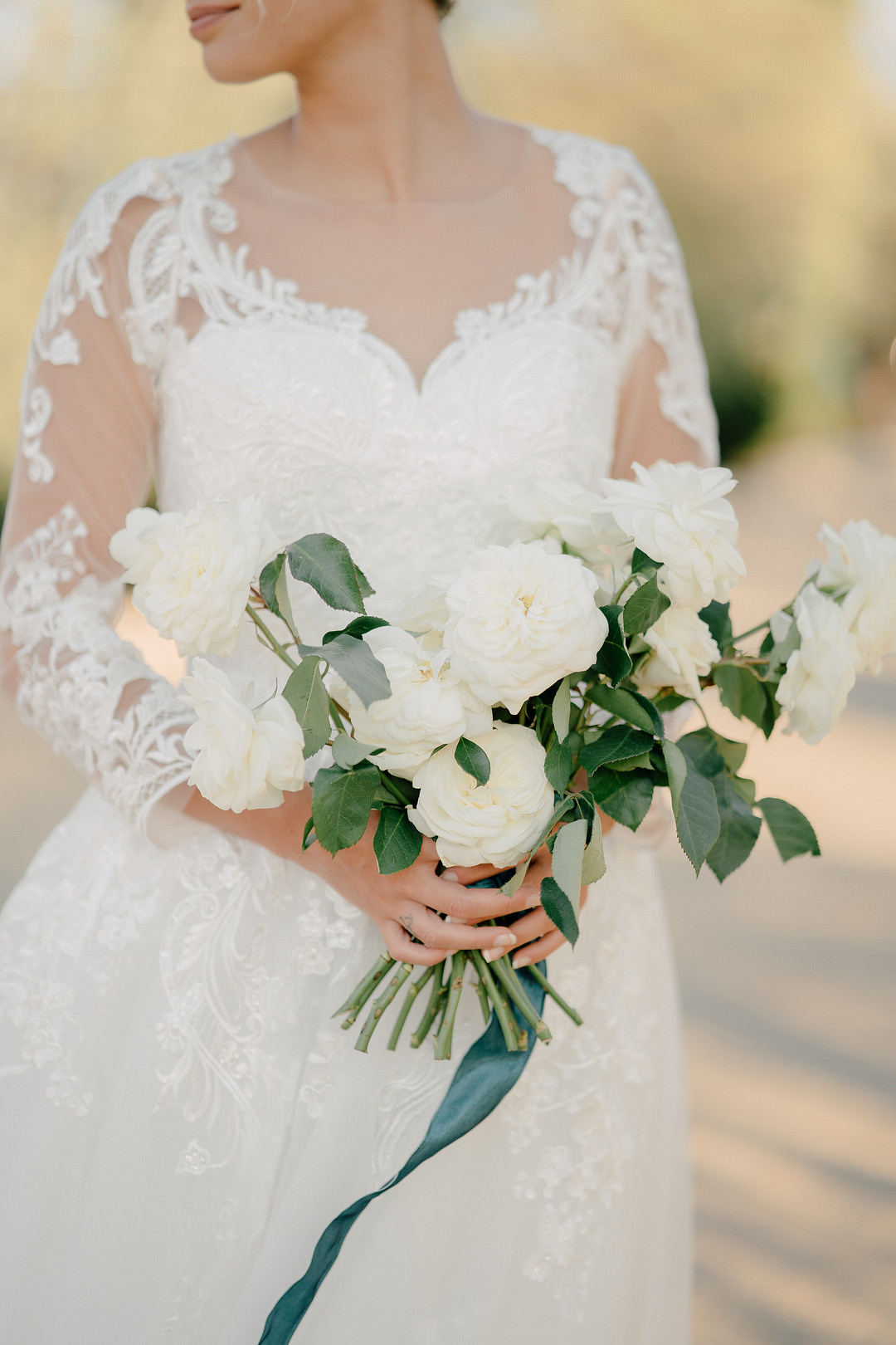 Bouquet Flowers Bride Bridal White Greenery Tuscany Elopement Serena Genovese