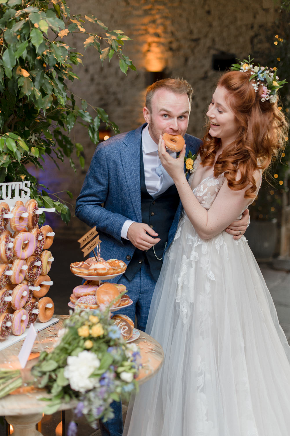 Doughnut Donut Cake Stand Whimsical Summer Wedding Lyra and Moth
