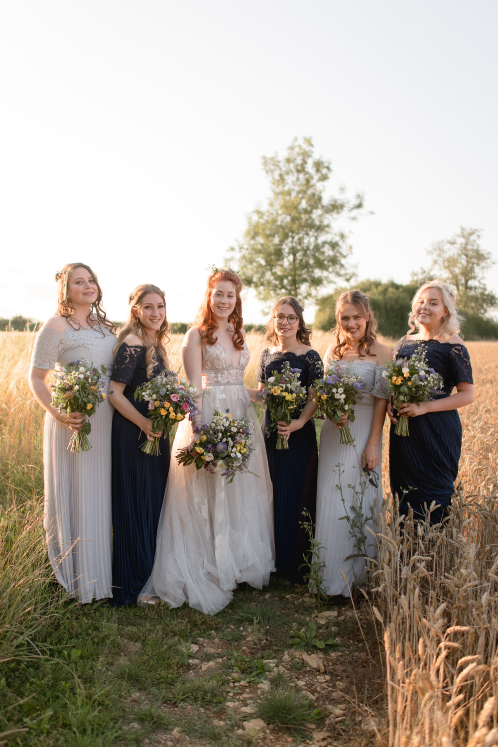 Bridesmaids Bridesmaid Dress Dresses Mismatched Whimsical Summer Wedding Lyra and Moth
