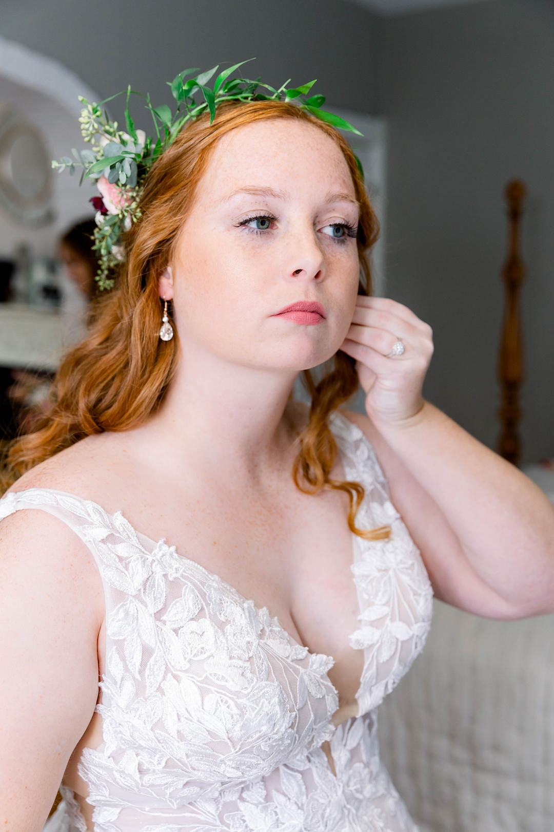 Bride Bridal Make Up Wisconsin Micro Wedding Nicole Miro Photography