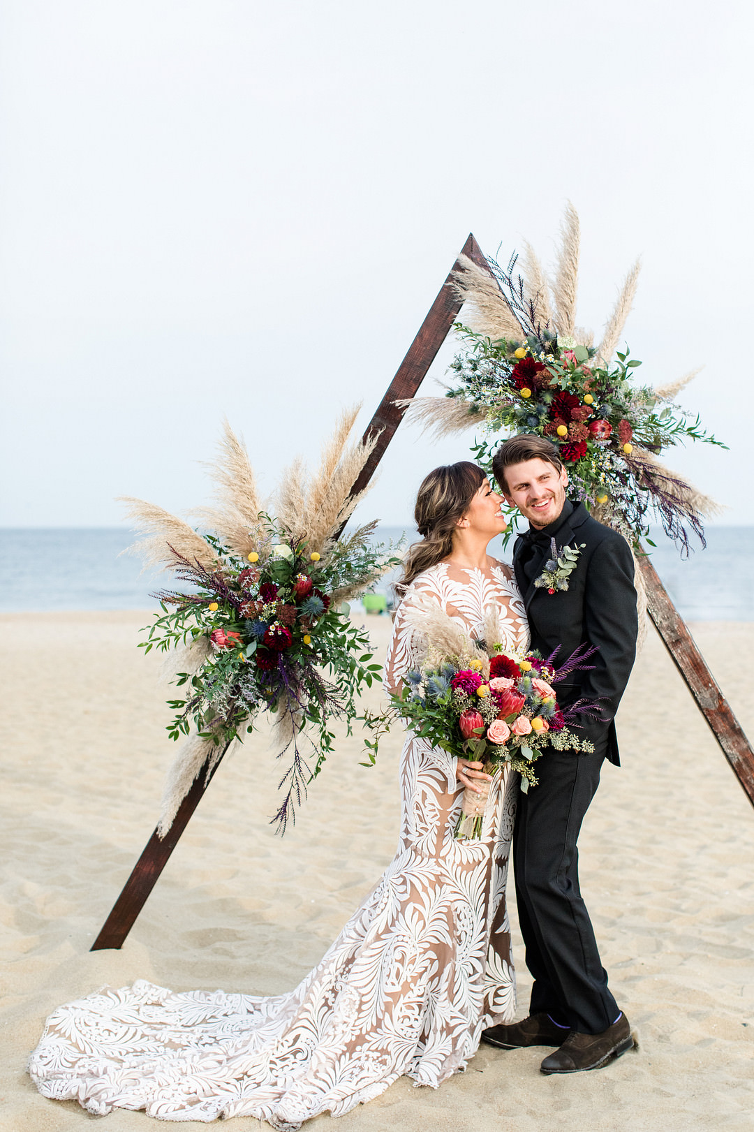 Witchy Wedding Limelight Entertainment Flower Arch Triangle Backdrop