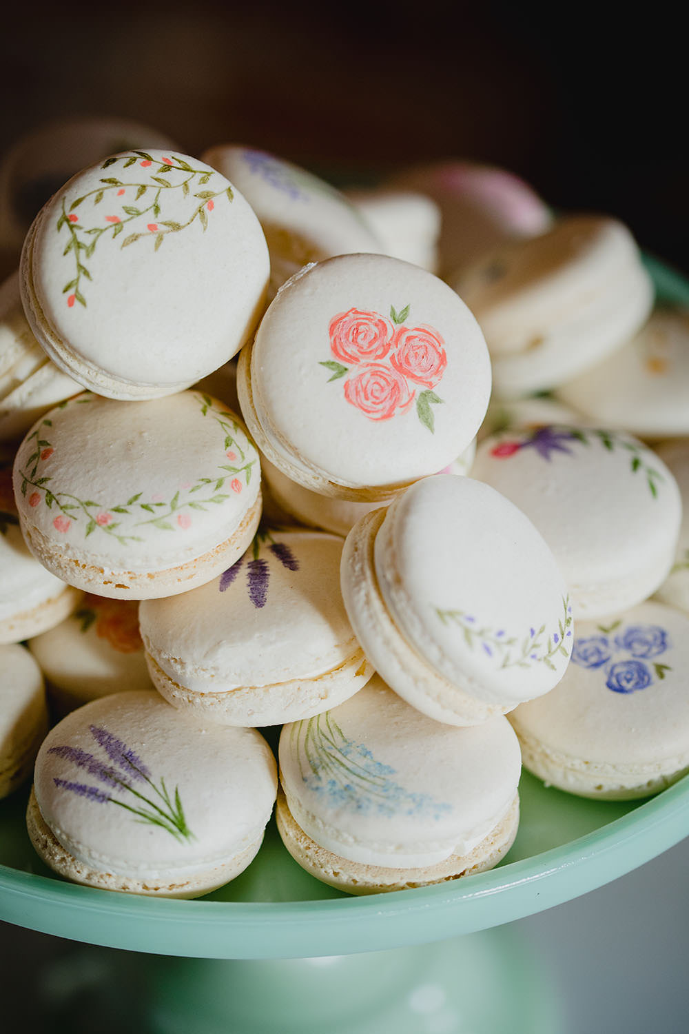Macaron Painted Art Wedding Ideas Maribel Farina Photography