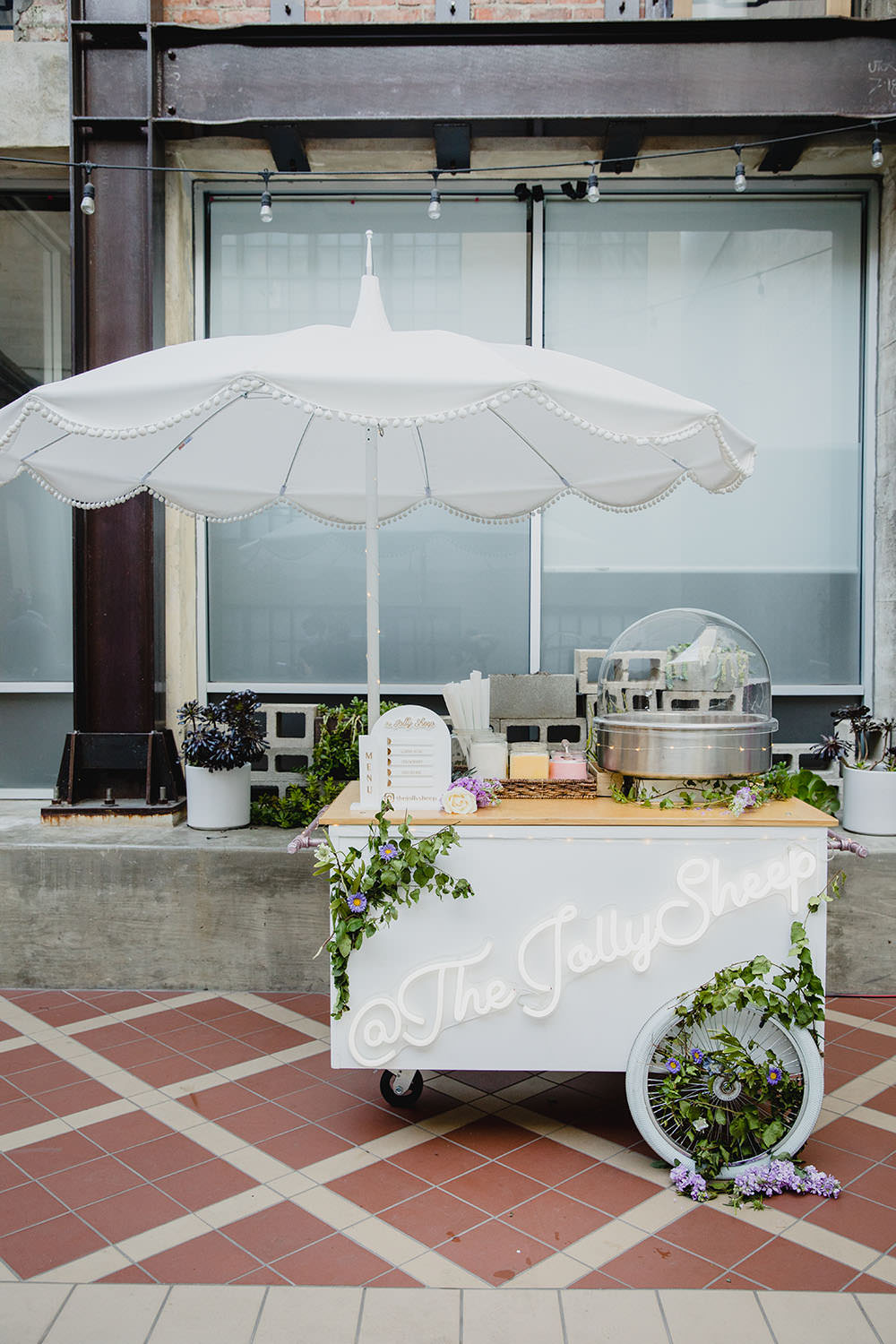Cotton Candy Floss Cart Art Wedding Ideas Maribel Farina Photography