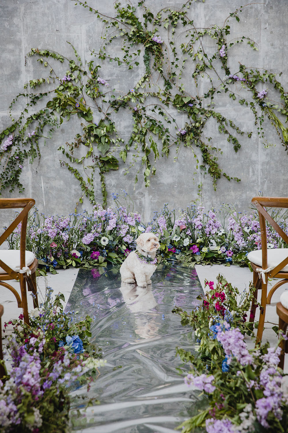Ceremony Set Up Decor Flowers Greenery Backdrop Aisle Art Wedding Ideas Maribel Farina Photography
