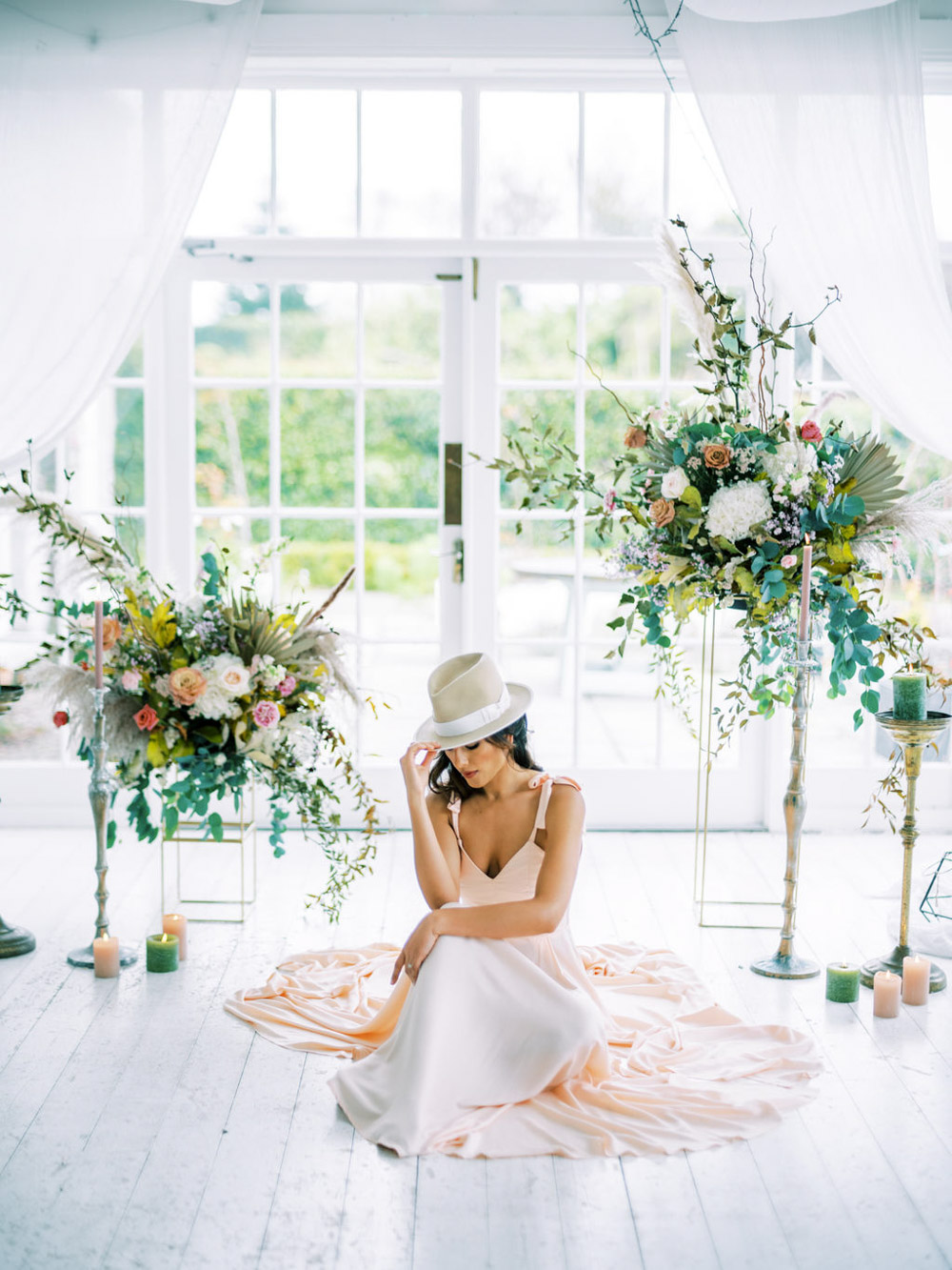 Blue Wedding Dress Into The Light