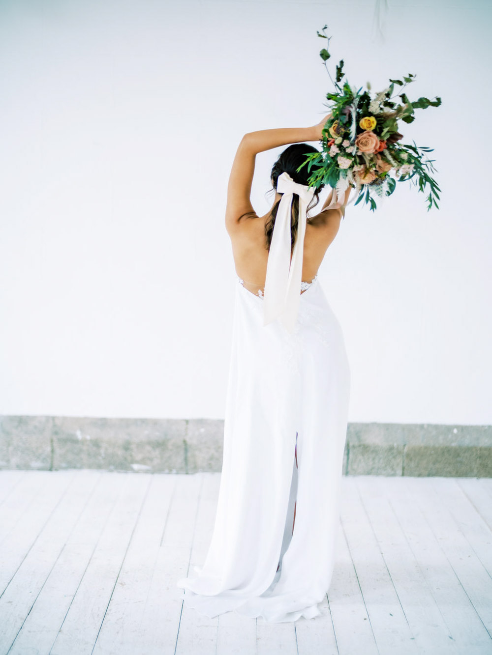 Blue Wedding Dress Into The Light