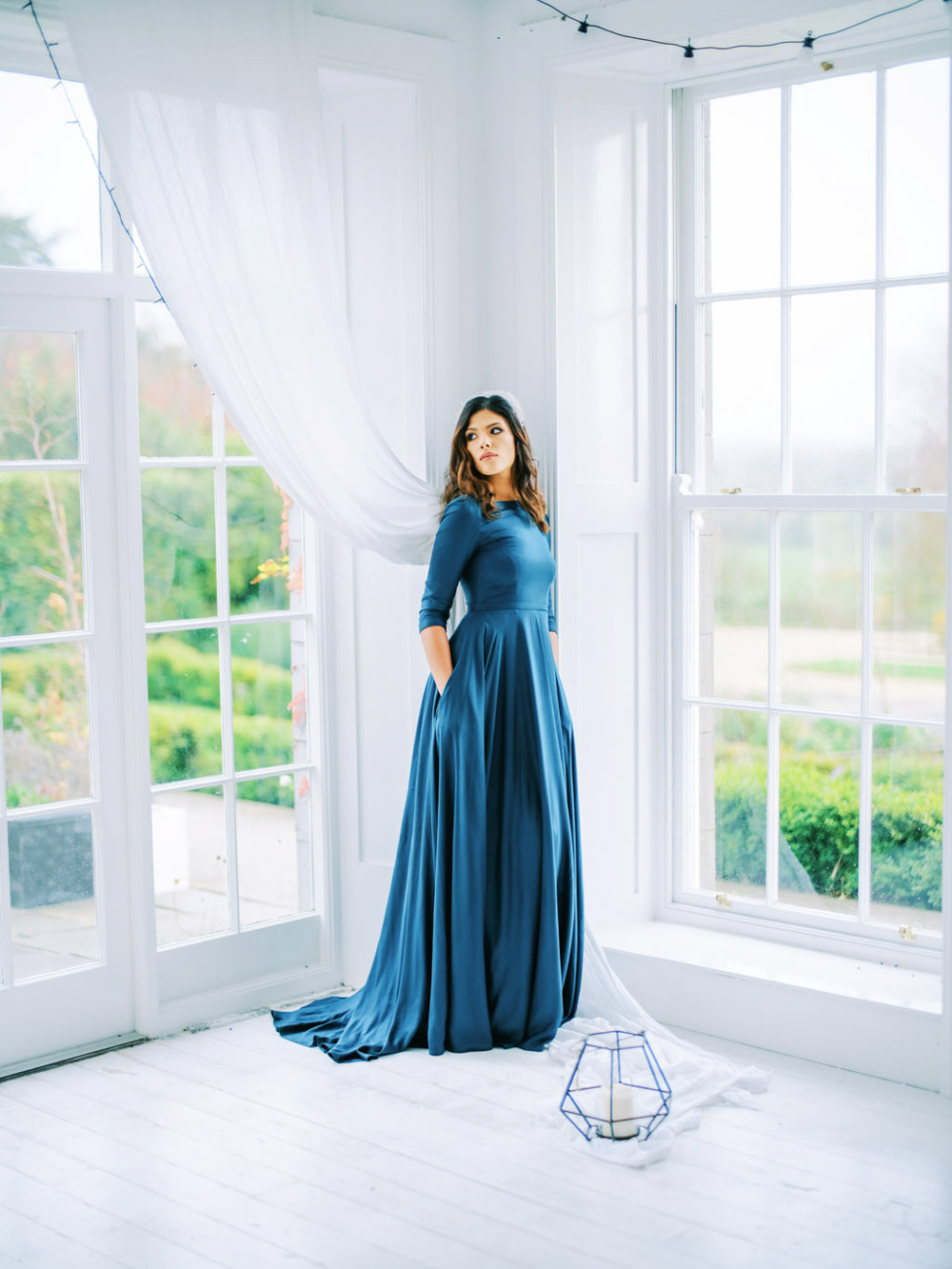 Blue Wedding Dress Into The Light