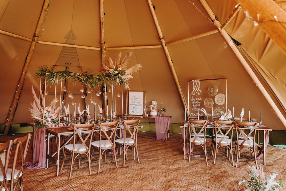 Botanical Tipi Wedding Georgi Mabee