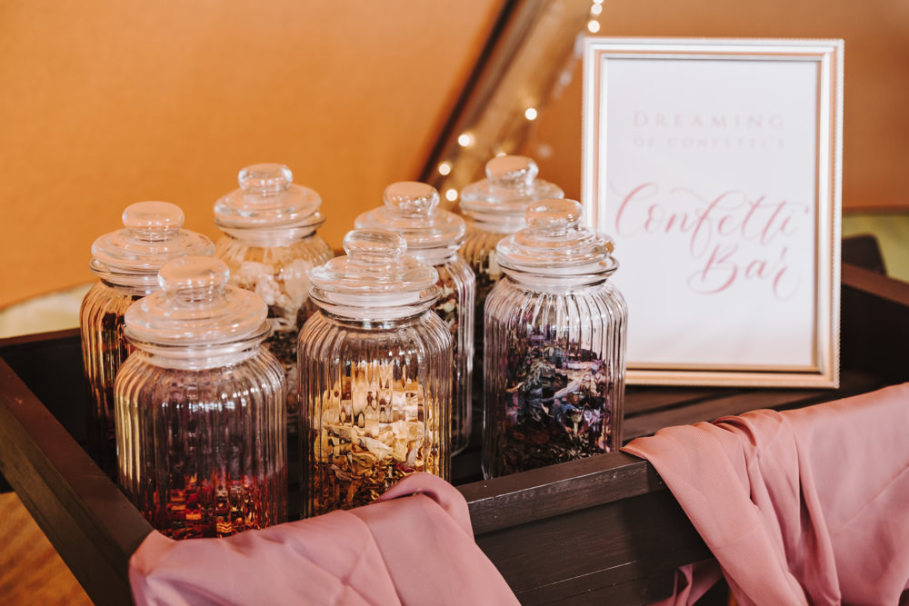 Sweets Sweetie Table Botanical Tipi Wedding Georgi Mabee