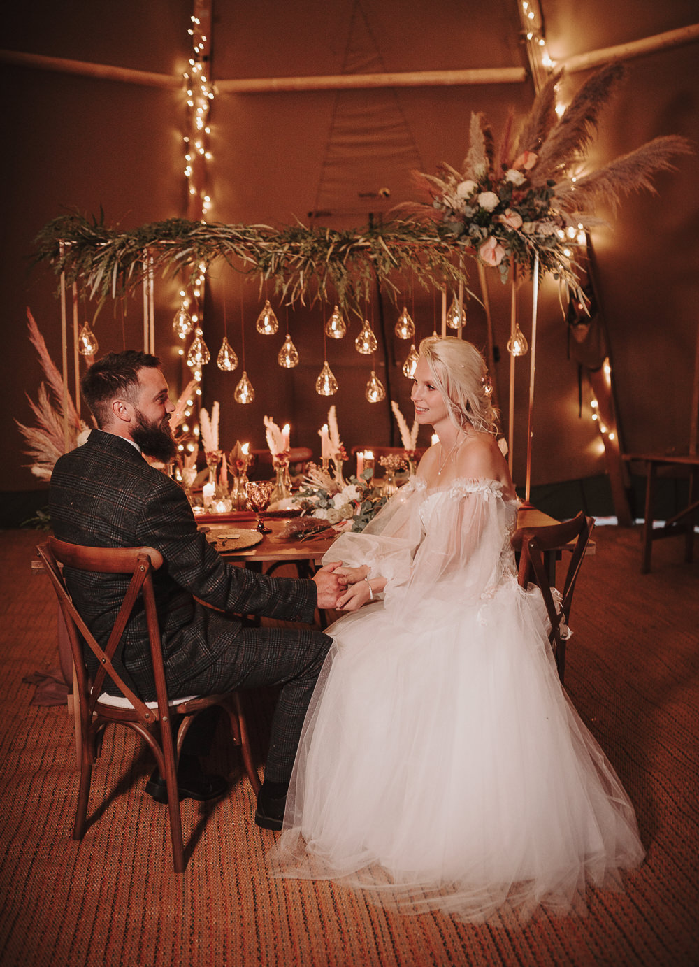 Botanical Tipi Wedding Georgi Mabee