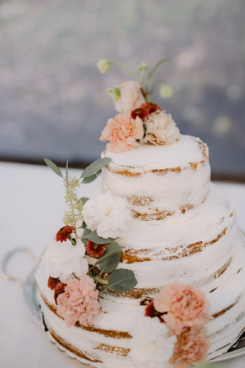 Semi Naked Cake Flowers Cantina Sant Amico Wedding Flavia Eleonora Tullio
