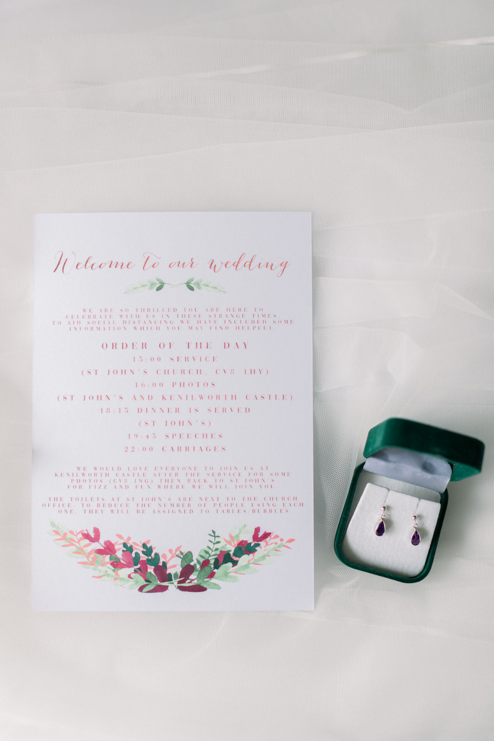 Church Wedding Reception Hannah K Photography Stationery Invite Invitation Pretty Floral