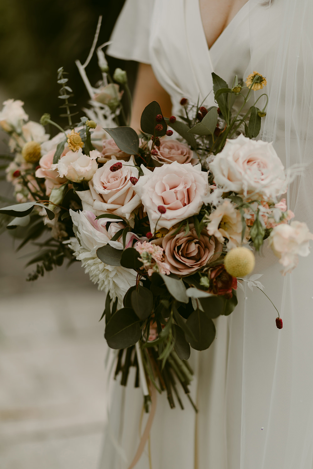 Bouquet Flowers Bride Bridal Pink Rose Darver Castle Wedding Adam and Grace