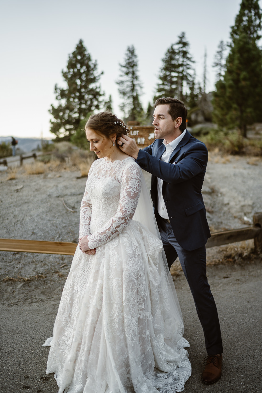 Glacier Point Wedding Vows and Peaks