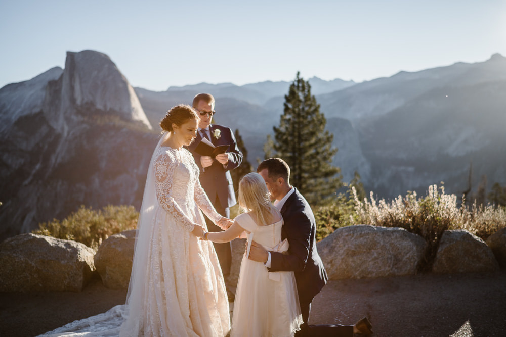 Glacier Point Wedding Vows and Peaks